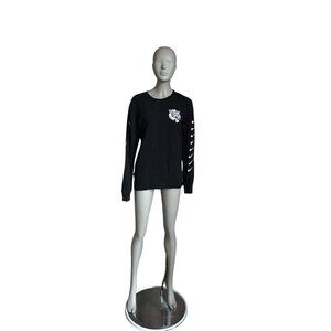 Nike Black and White Long Sleeve Tiger Top